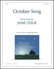 October Song piano sheet music cover Thumbnail